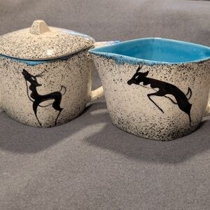Loma of Arizona Creamer and Sugar Bowl Set